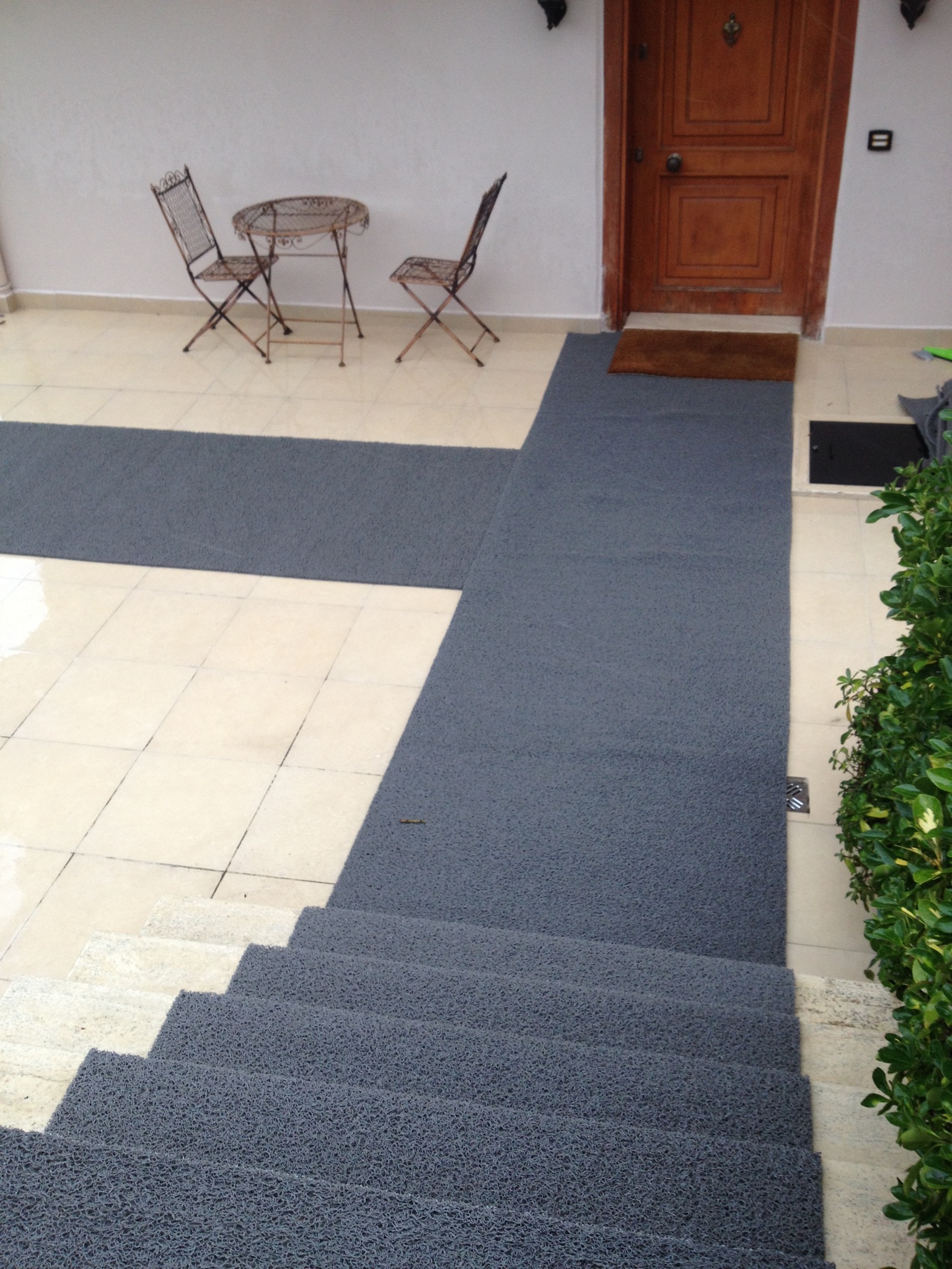 Kıvırcık Paspas Uygulama