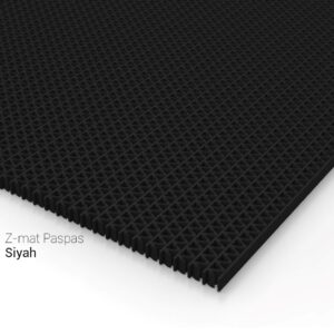 Siyah Yıldız Desen Paspas